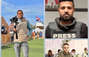 استشهد ثلاثة صحفيين في غزة