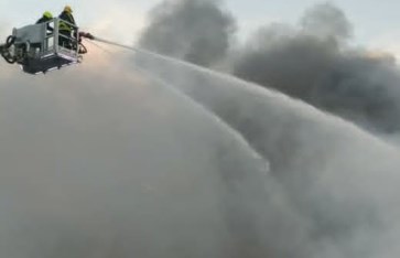 حريق منطقة الزرايب