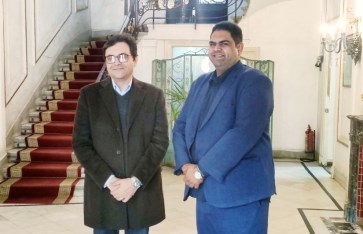 الدكتور أحمد فؤاد هنو ورامز عباس