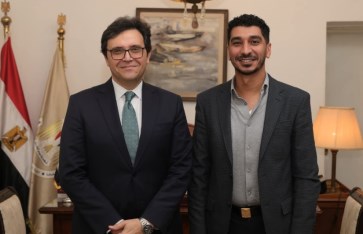 الدكتور أحمد فؤاد هنو والمخرج كريم الشناوي