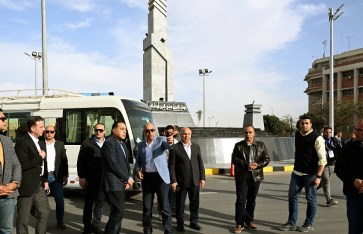 رئيس الوزراء يتفقد ميدان الفريق «صفي الدين أبو شناف»