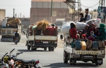 نزوح جماعي في حلب