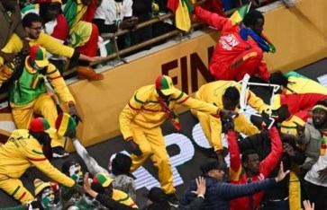 احداث مباراة المغرب والسنغال