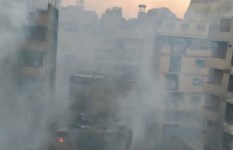 حريق منطقة الزرايب