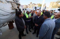 جولة وزير النقل بالخط الرابع لمترو الأنفاق