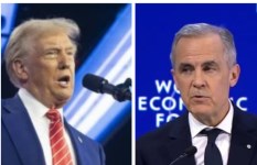 رئيس وزراء كندا و الرئيس الأمريكي 