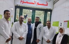 الفريق الطبى بمستشفى حميات دمنهور 