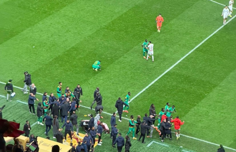 انسحاب السنغال أمام المغرب بنهائي أمم إفريقيا 