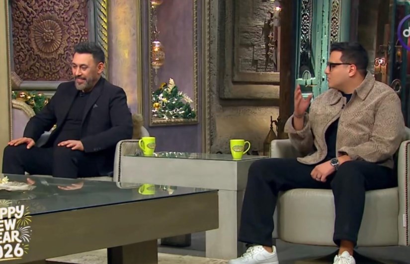 الفنان عمرو مصطفى والشاعر مصطفى ناصر 