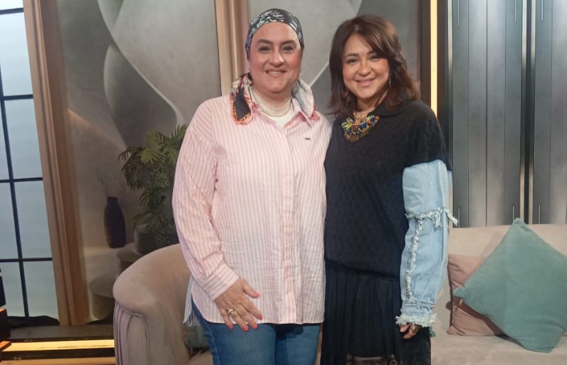 الفنانة مروة عبدالمنعم ومنال مجدي