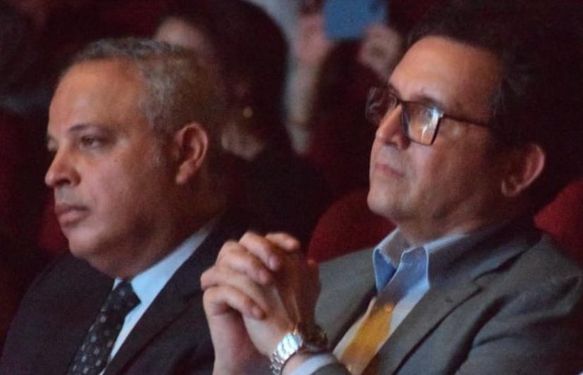 الدكتور أحمد فؤاد هنو والفنان تامر عبدالمنعم 