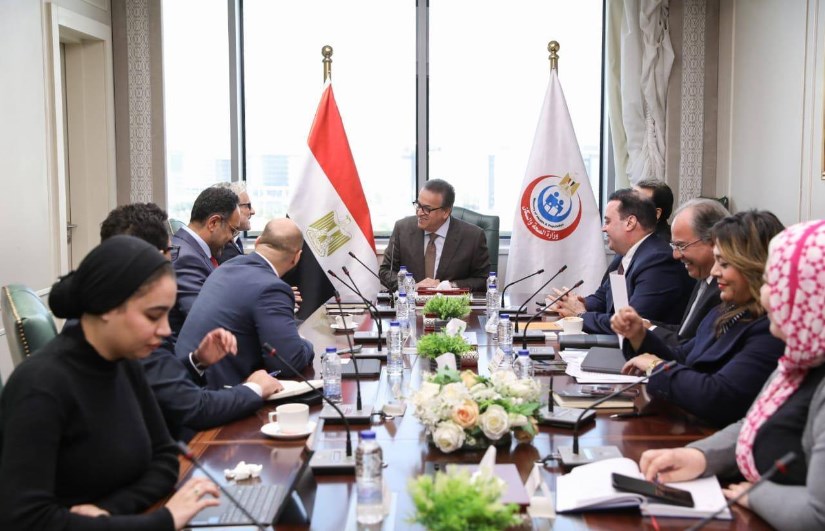 لقاء وزير الصحة مع وفد شركة فيليبس