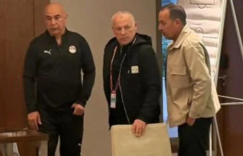 أبو ريدة وحسام حسن