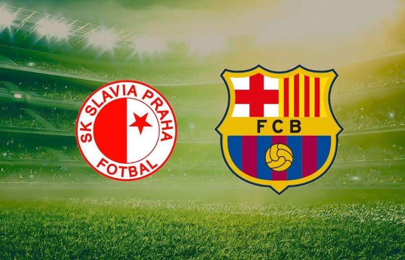  برشلونة وسلافيا براج