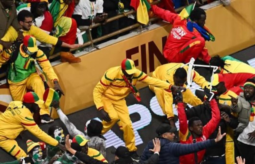 احداث مباراة المغرب والسنغال