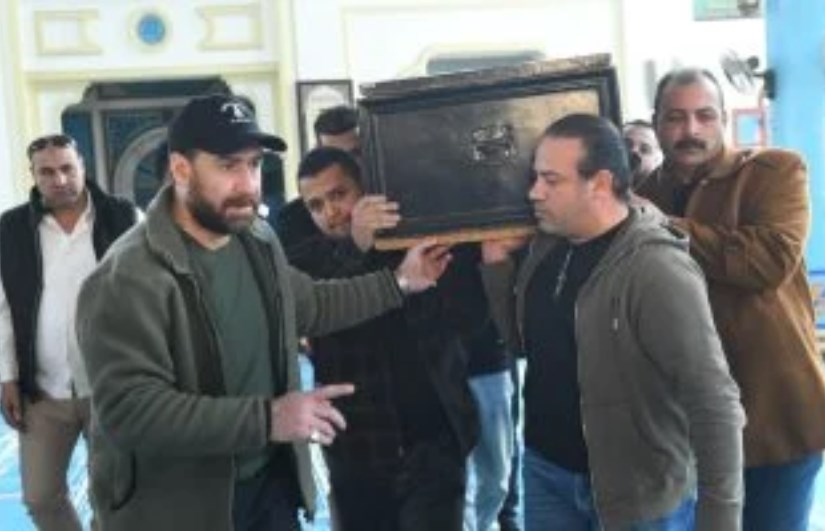 جنازة والدة نضال الشافعي 