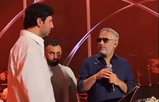 فضل شاكر ونجله 