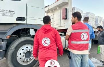 قافلة الهلال الأحمر 