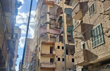 عقار مائل بالإسكندرية 