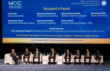 وزير البترول في جلسة حوارية مع 7 من طلاب هندسة البترول