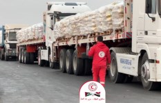قافلة الهلال الأحمر 