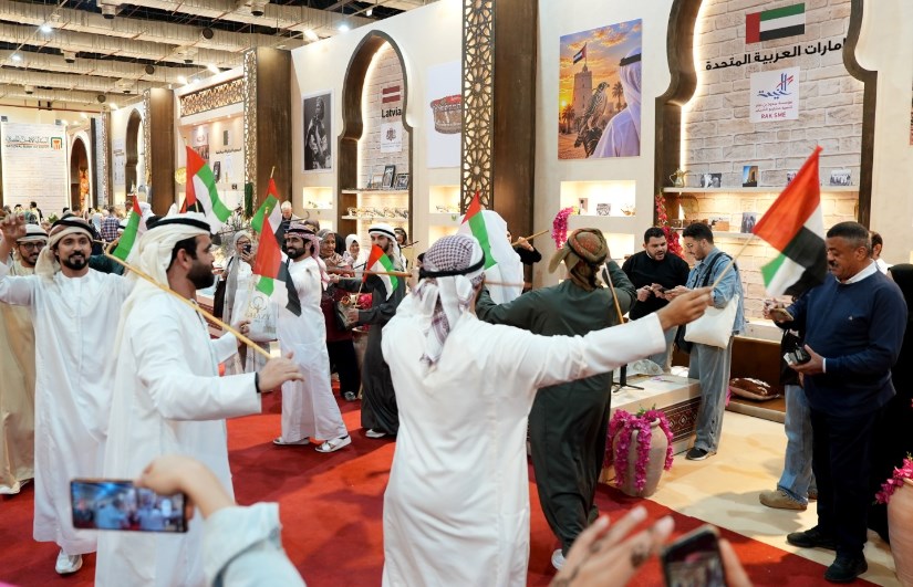صورة من الاحتفالات فى المعرض