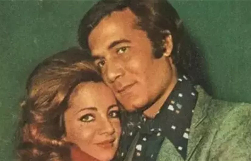 محمود ياسين وشهيرة 