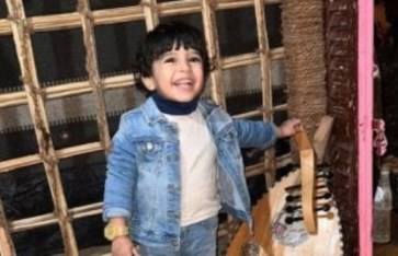 أحد الأطفال الضحايا في حريق شقة إمبابة