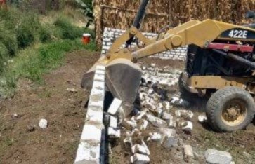 التعدي على الأراضي الزراعية 