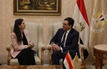 وزير الثقافة وممثلة منظمة الأمم المتحدة للطفولة