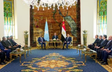 اجتماع الرئيس عبد الفتاح السيسى مع نظيره الصومالى