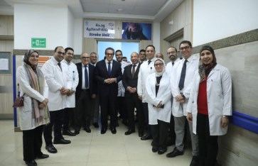 افتتاح وحدة السكتة الدماغية بمستشفى العاصمة الجديدة