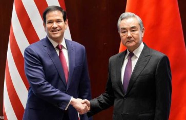 لقاء بين وزير خارجية الصين وامريكا 