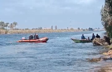 البحث عن طفل غريق بترعة بالبحيرة 