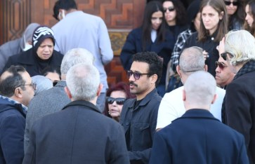 جنازة والد الفنانة علا رشيدي