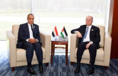 اجتماع وزير الخارجية مع رئيس وزراء فلسطين