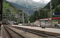 انحراف قطار في سويسرا