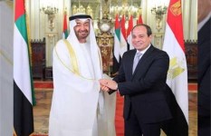 الرئيسين المصري عبد الفتاح السيسي والإماراتي  محمد بن زايد