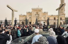 جنازة والدة  عبير فاروق