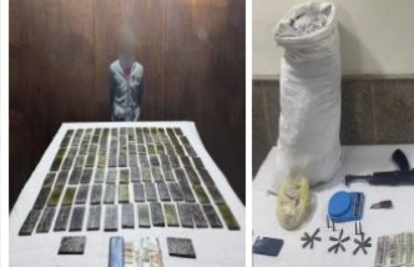 المتهمين والمضبوطات