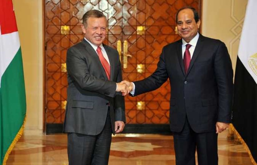 الرئيس السيسى والملك عبد الله