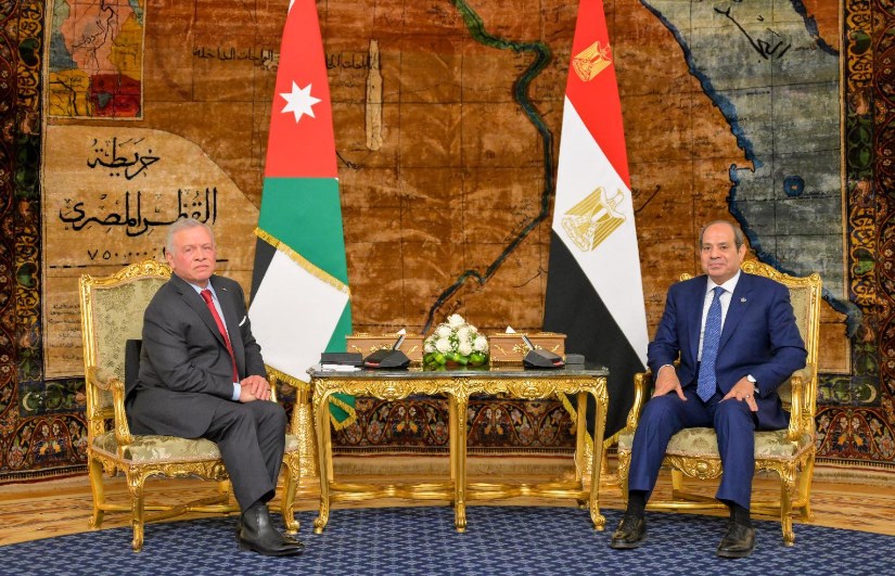 الرئيس السيسى والملك عبد الله