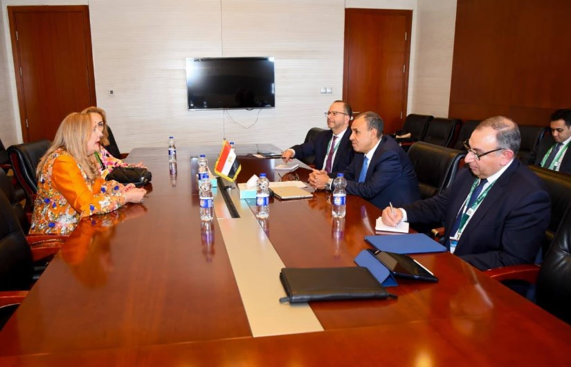 اجتماع وزير الخارجية مع رئيس مجلس الأعمال الأفريقي