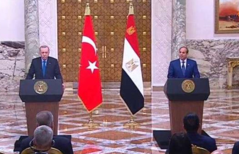 الرئيس عبد الفتاح السيسي و رجب طيب أردوغان 