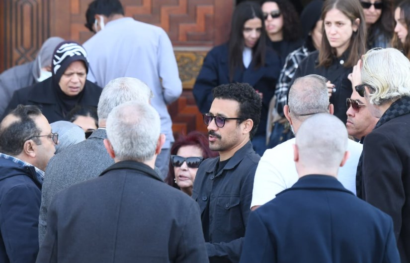 جنازة والد الفنانة علا رشيدي