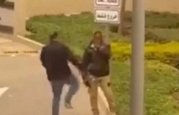 الاعتداء على فرد أمن كومباوند التجمع