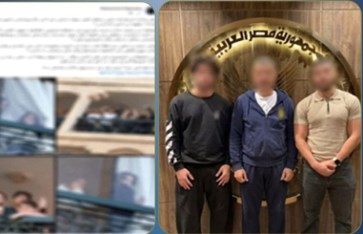 المتهمين بإلقاء أكياس مياه على المصلين