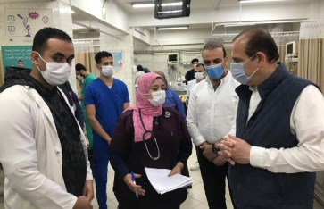 نائب وزير الصحة يتفقد مستشفيات الجيزة والقليوبية