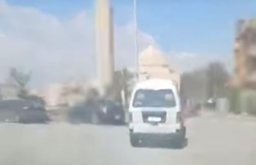 مطاردة سيارة بالتجمع