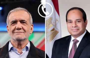 اتصال هاتفى بين السيسى والرئيس الإيرانى